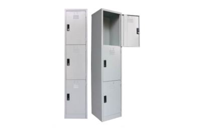 3 Compartment Steel Locker