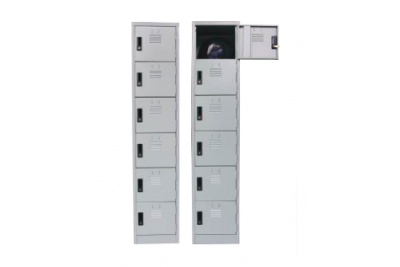 6 Compartment Steel Locker
