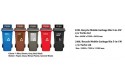 Recycle Mobile Garbage Bin 5 In 1W c/w Turbo Lid (120L / 240L)