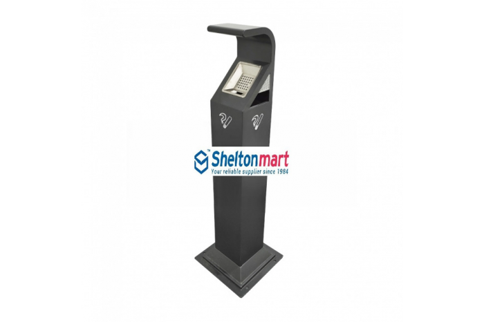 Stainless Steel Ashtray Stand Round