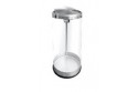 Stainless Steel Transparent Bin Round c/w Flip Top & Bag Holder