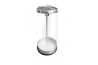 Stainless Steel Transparent Bin Round c/w Flip Top & Bag Holder
