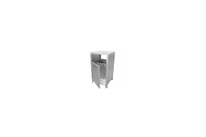 Stainless Steel Bin Square c/w Open Top