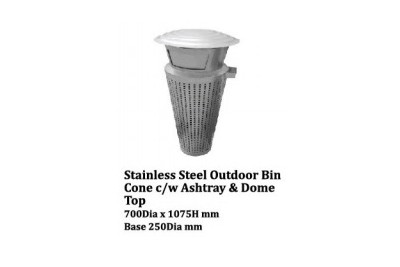 Stainless Steel Bin Square c/w Open Top