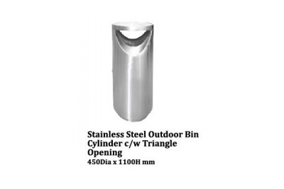 Stainless Steel Bin Square c/w Open Top