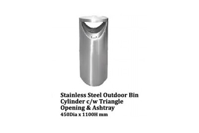 Stainless Steel Bin Square c/w Open Top