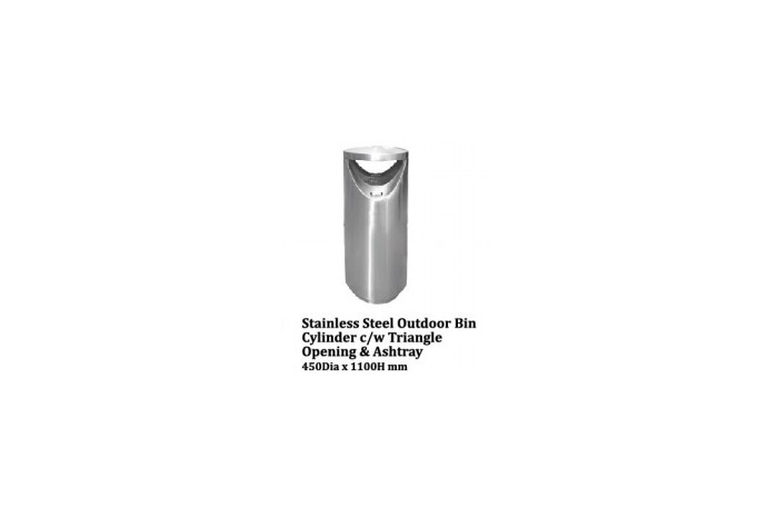 Stainless Steel Bin Square c/w Open Top