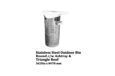 Stainless Steel Bin Square c/w Open Top