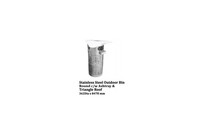 Stainless Steel Bin Square c/w Open Top