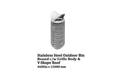 Stainless Steel Bin Square c/w Open Top