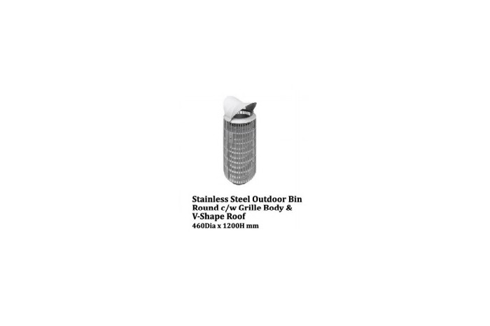 Stainless Steel Bin Square c/w Open Top