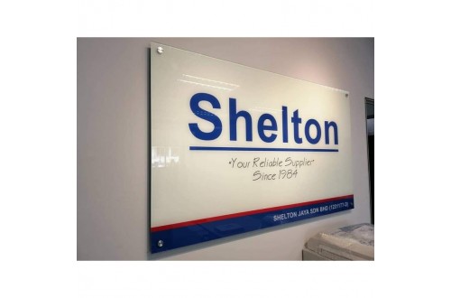 Tempered Glass Signboard
