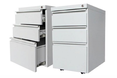 Steel Mobile Pedestal With Ball Bearing Slide 2 Drawer 1 File Shelton Mart Office Furniture Office Chair Office Table Office Partition Supplier Malaysia